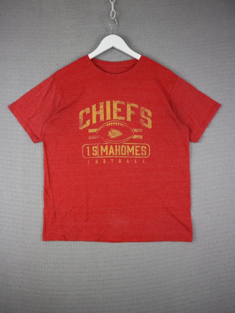 Kansas City Chiefs NFL Tee Red Mens Medium